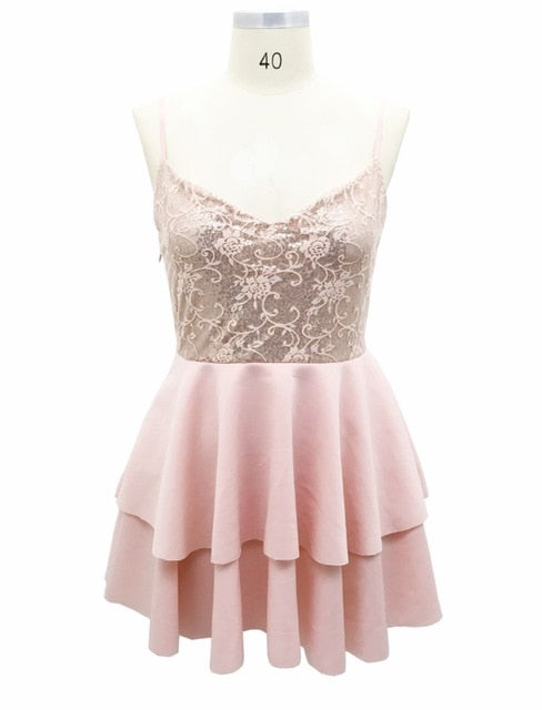 Summer A-Line Dress Women Backless Criss Cross Spaghetti Strap Swing 2020 Summer Fashion Sexy Mini Dresses