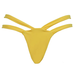 Wholesale  2020 V shape sexy female swimwear women swim brief brazilian bikini bottom cheeky butt thong tanga panties underwear