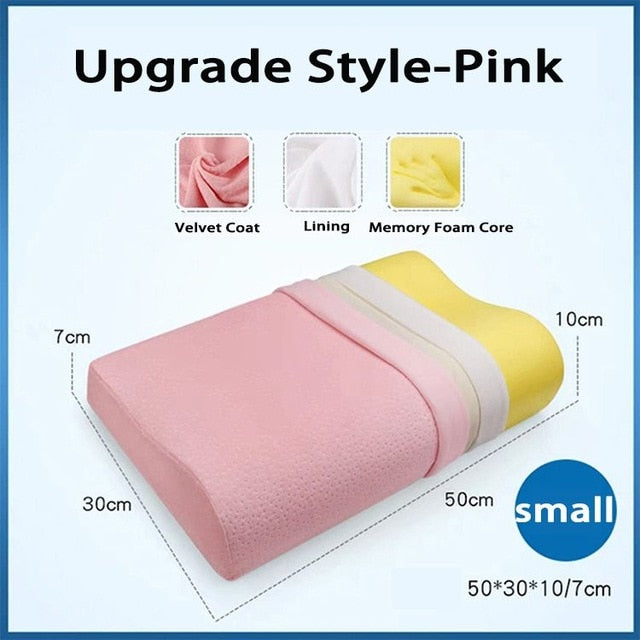 Memory Foam Neck Pillow Orthopedic Cervical Coccyx Massager Pillows For Sleeping Slow Rebound Health Care Pain Release Bedding