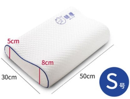 Mlily Memory Foam Bed Orthopedic Pillow for Neck Pain Sleeping with Embroidered Pillowcase 60*30cm