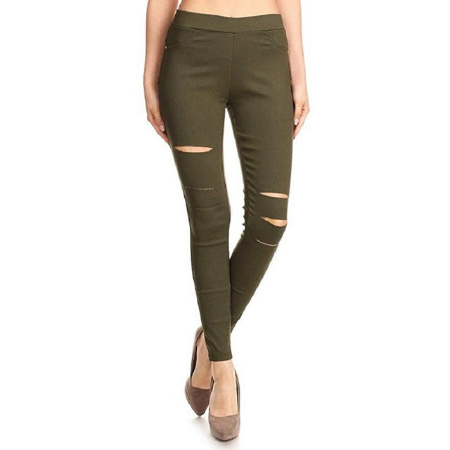 Newest Leggings Black Jeans Woman High Waist Push Up Skinny Ripped Jeans Denim Pant Sexy Ladies Jeans Femme Women Trousers